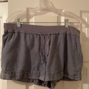 Shorts , comfy , like new , they are blue /gray